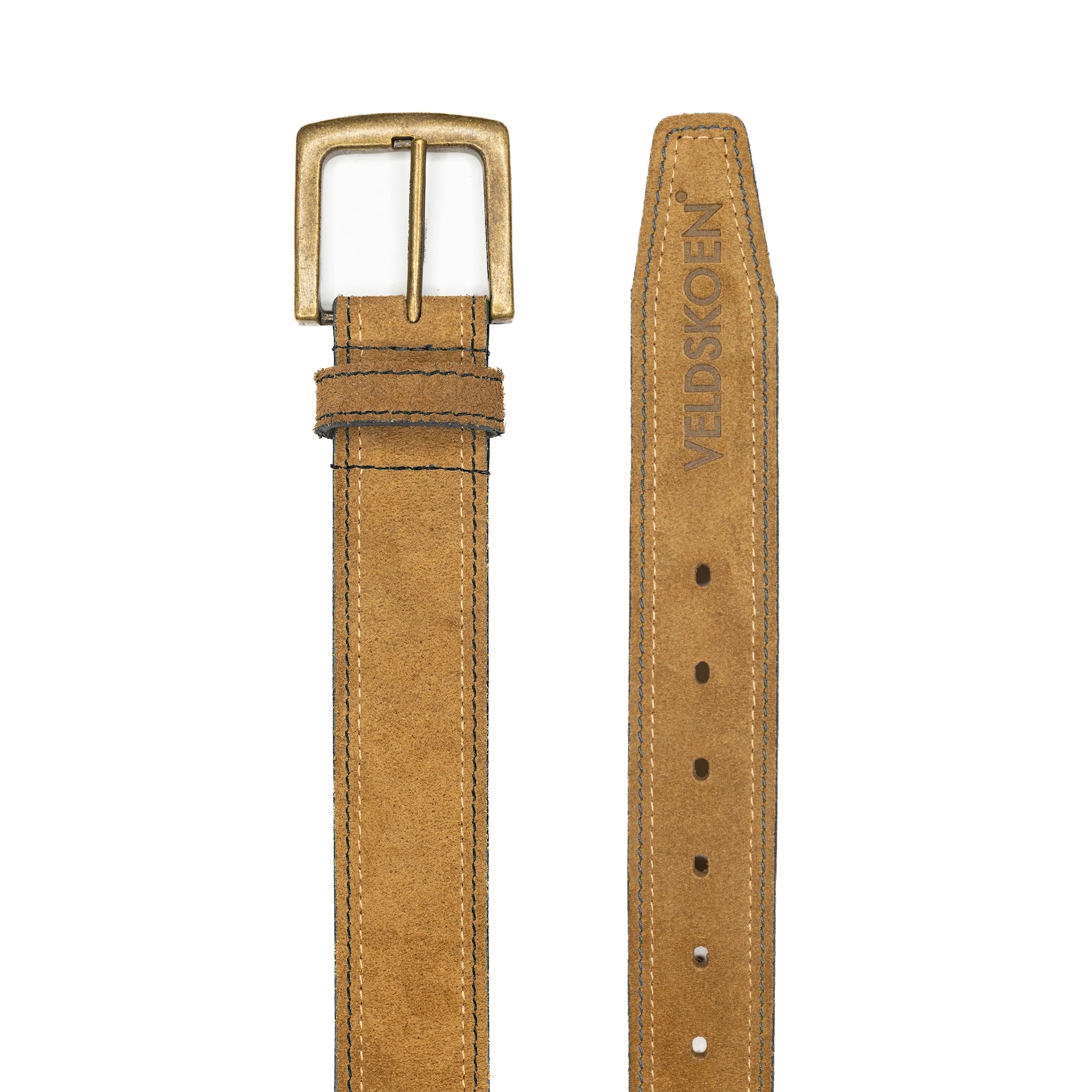 40mm Safari Belt for Men - Premium Black Leather Strap for Outdoor Adventures, Hiking & Casual Wear