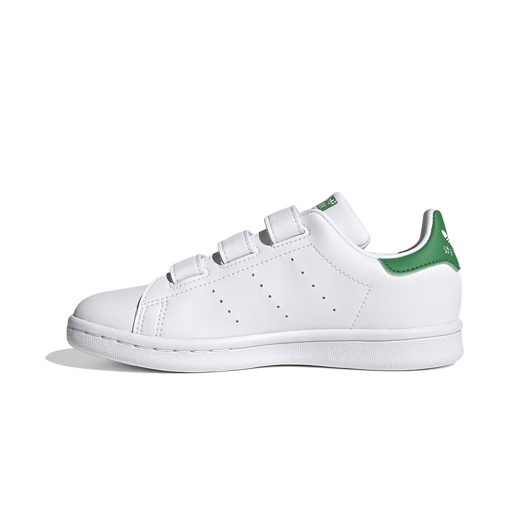 adidas Kids' (Preschool) Stan Smith Sneakers - FX7534 | Comfortable & Stylish White Tennis Shoes for Toddlers & Preschoolers - Perfect for School, Play & Everyday Wear