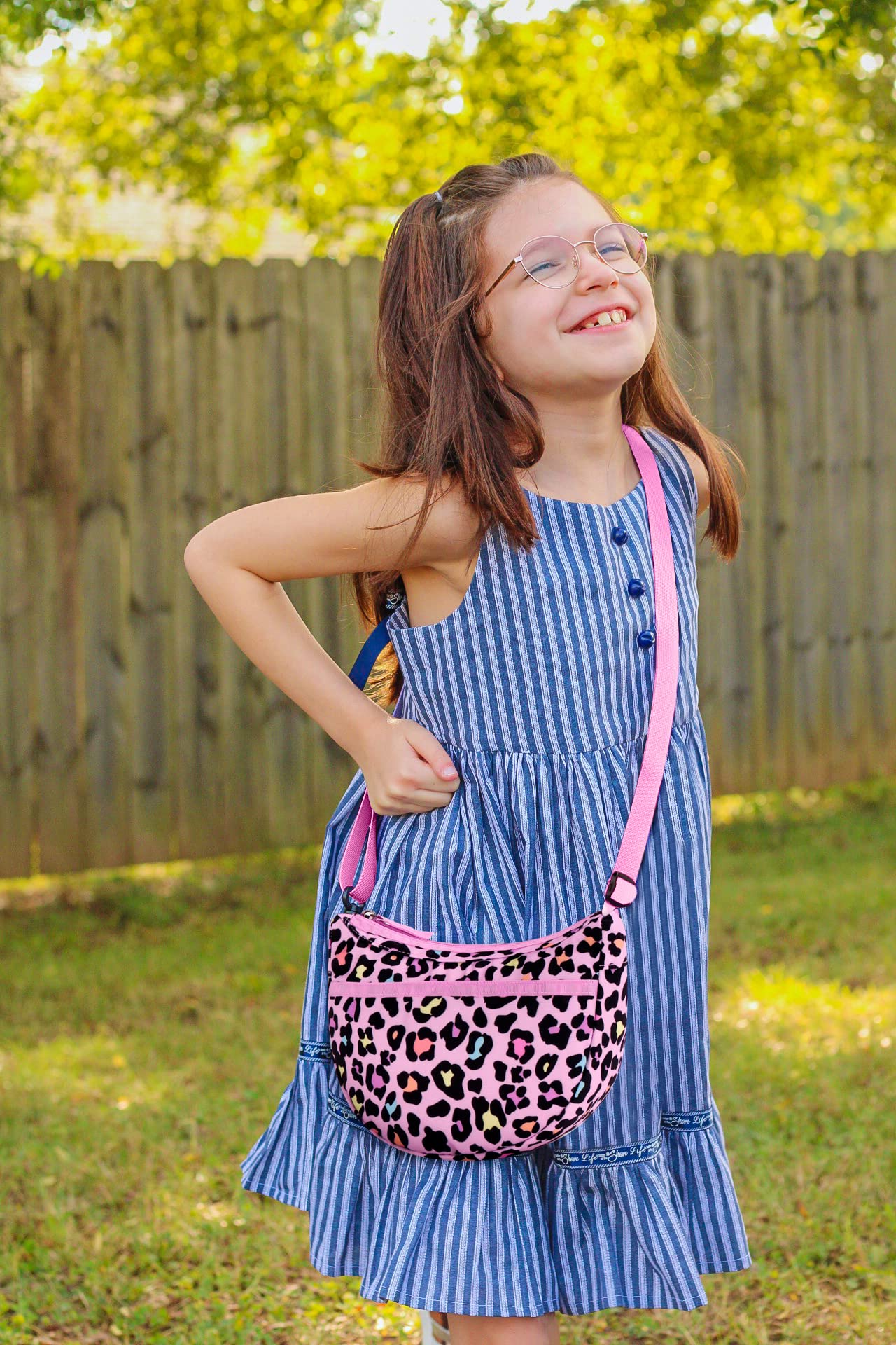 Choco Mocha Crossbody Purse for Girls - Stylish Kids Shoulder Bag with Adjustable Strap, Perfect for School, Travel & Everyday Use
