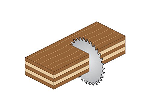 CMT K02403 ITK Contractor Ultra Finish Saw Blade - 3-3/8 Inch x 24 Teeth, 5-Degree ATB with 15mm Bore - Perfect for Woodworking, Cabinetry, and Fine Finish Cuts