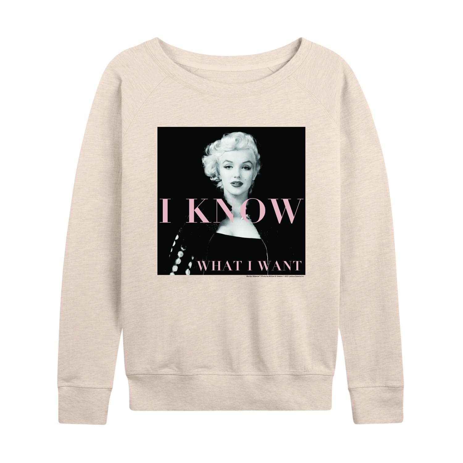 HYBRID APPAREL Marilyn Monroe Women's Lightweight French Terry Pullover Hoodie - Vintage Inspired Casual Sweatshirt for Women - Perfect for Lounge Wear, Street Style & Everyday Comfort