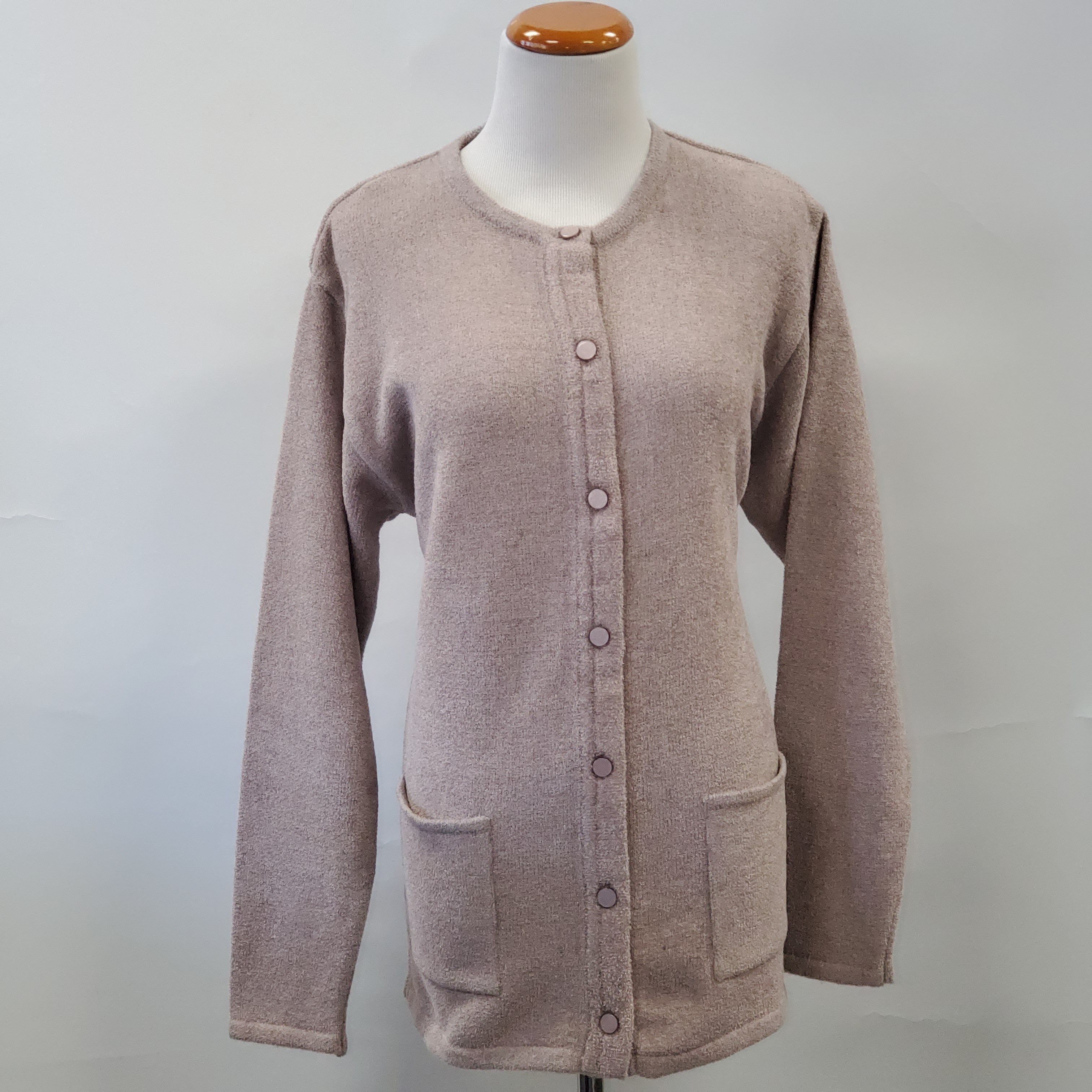 Women's Soft Chenille Button-Up Cardigan Sweater - Cozy Knit Pullover for Casual Wear, Office, and Layering