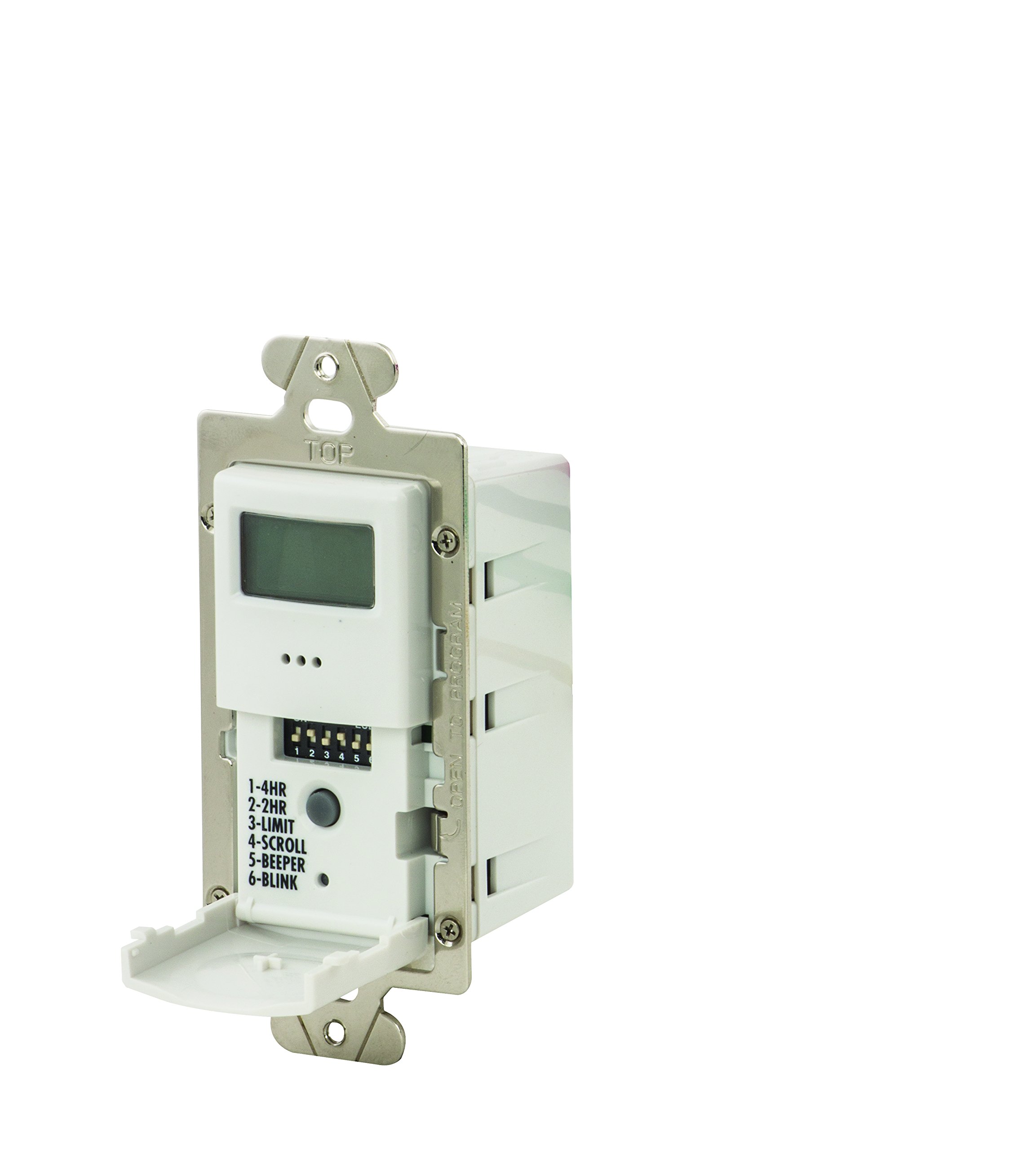 Digital In-Wall Timer Switch - White | Programmable Light Timer for Home, Office & Kitchen | Energy Saving & Convenient Lighting Control
