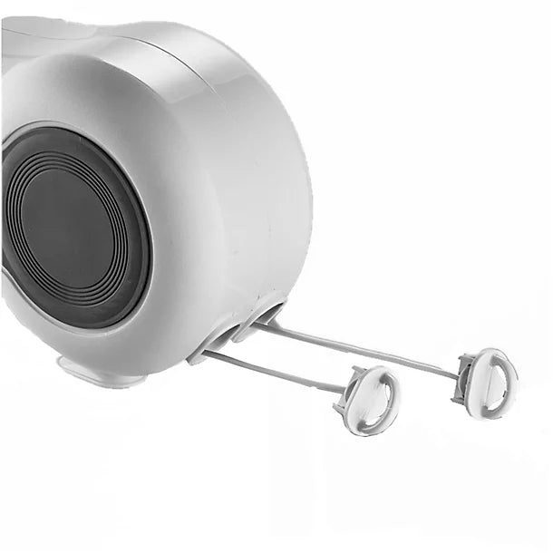Skomer 30m Retractable Clothesline - Outdoor & Indoor Drying Rack for Laundry, Camping, RV, Travel, and Small Spaces