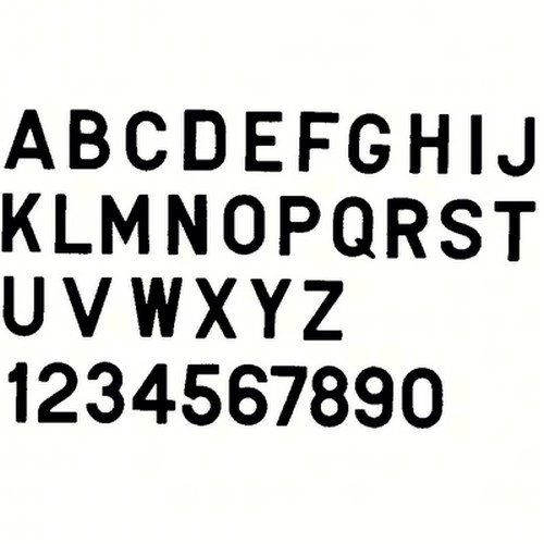 Bernard Engraving PS30B3 - 3 Inch Black Letter Stickers for DIY Crafts, Scrapbooking & Home Decor - Self-Adhesive Vinyl Decals for Windows, Walls & Laptops