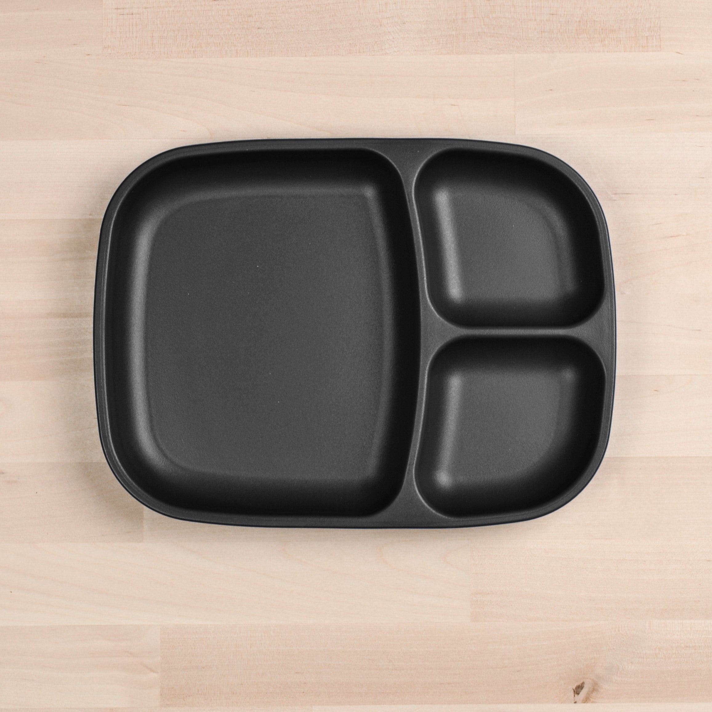 Re Play Divided Plate Large - BPA-Free, Eco-Friendly Kids Dinnerware for Toddlers & Babies - Perfect for Home, School, and Travel Meals