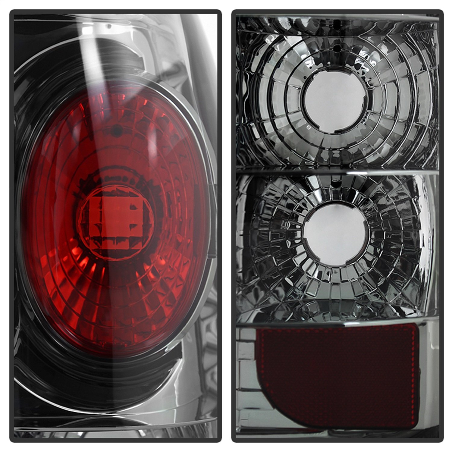 Spyder Auto 5002099 Euro Style LED Tail Lights - Chrome/Smoked Lens - Compatible with [Vehicle Model] - Enhance Visibility & Style for Night Driving & Car Shows