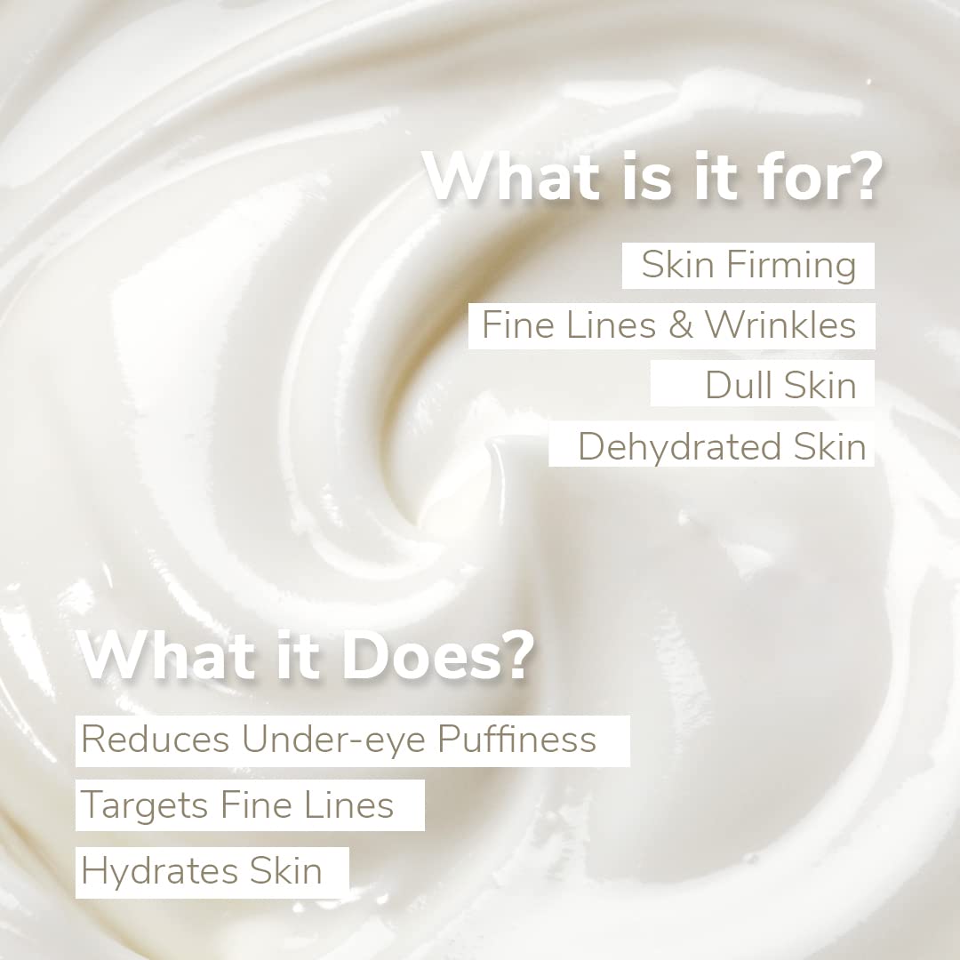 Koric Hydration & Anti-Aging Youth Boost Lotus Eye Cream - Dark Circles & Fine Lines Treatment with 0.5% Vitamin E & Cucumber Extract, Reduces Puffiness & Crow's Feet, pH 5.0 - Perfect for Morning & Night Skincare Routine