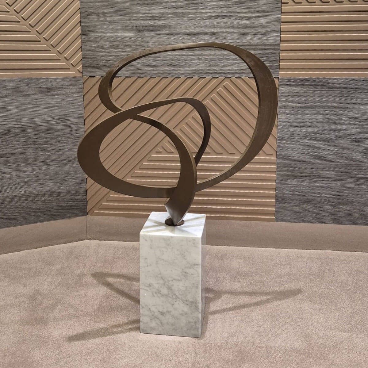 Premium Aluminum Knot High Base - Durable & Stylish Home Decor for Shelves, Tables & Countertops - Perfect for Modern & Rustic Interiors