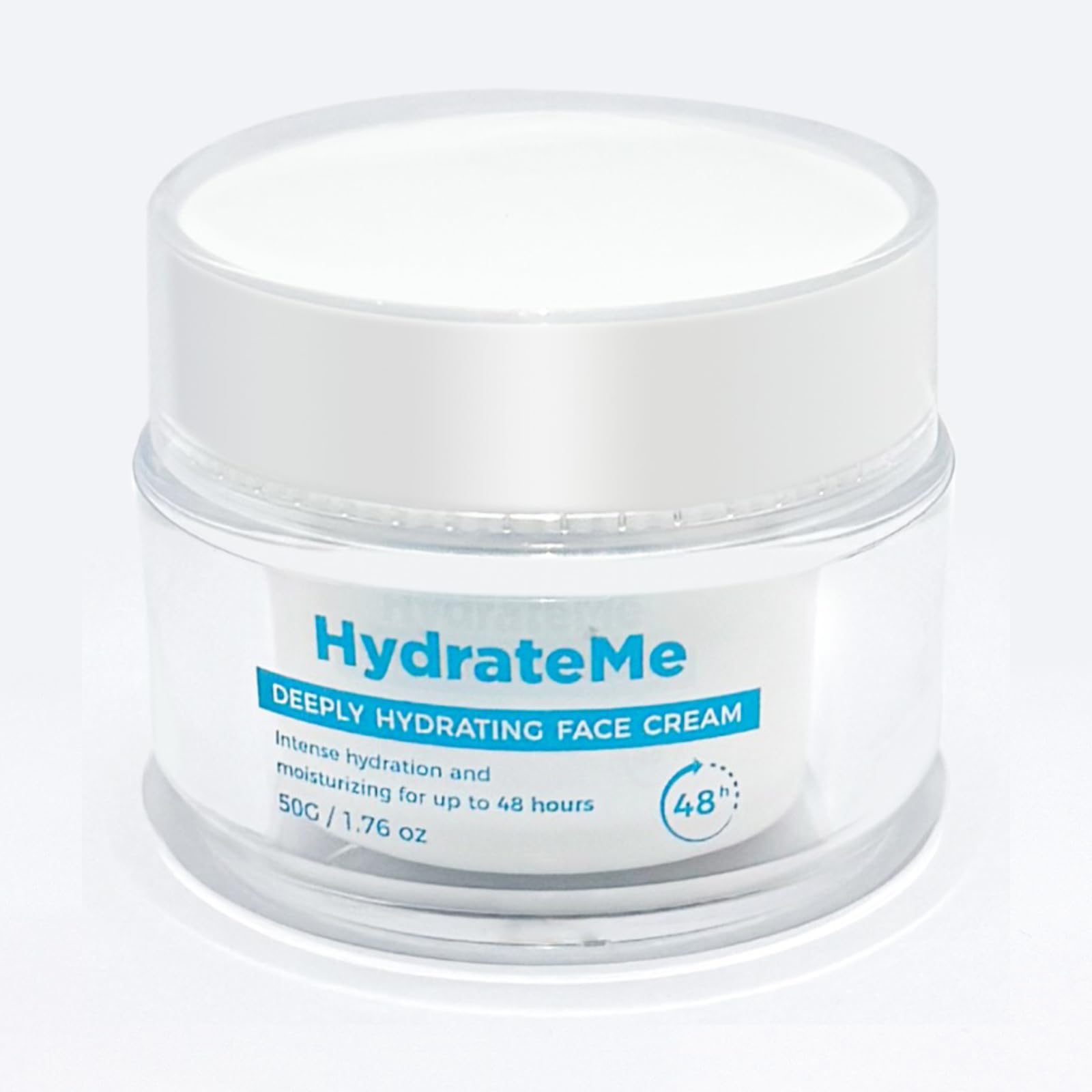 Deeply Hydrating Hyaluronic Acid Face Cream - 48 Hour Moisturizer for Dry Skin | Paraben, Sulfate & Alcohol Free | 1.76 oz | Day & Night Hydration for Glowing Skin