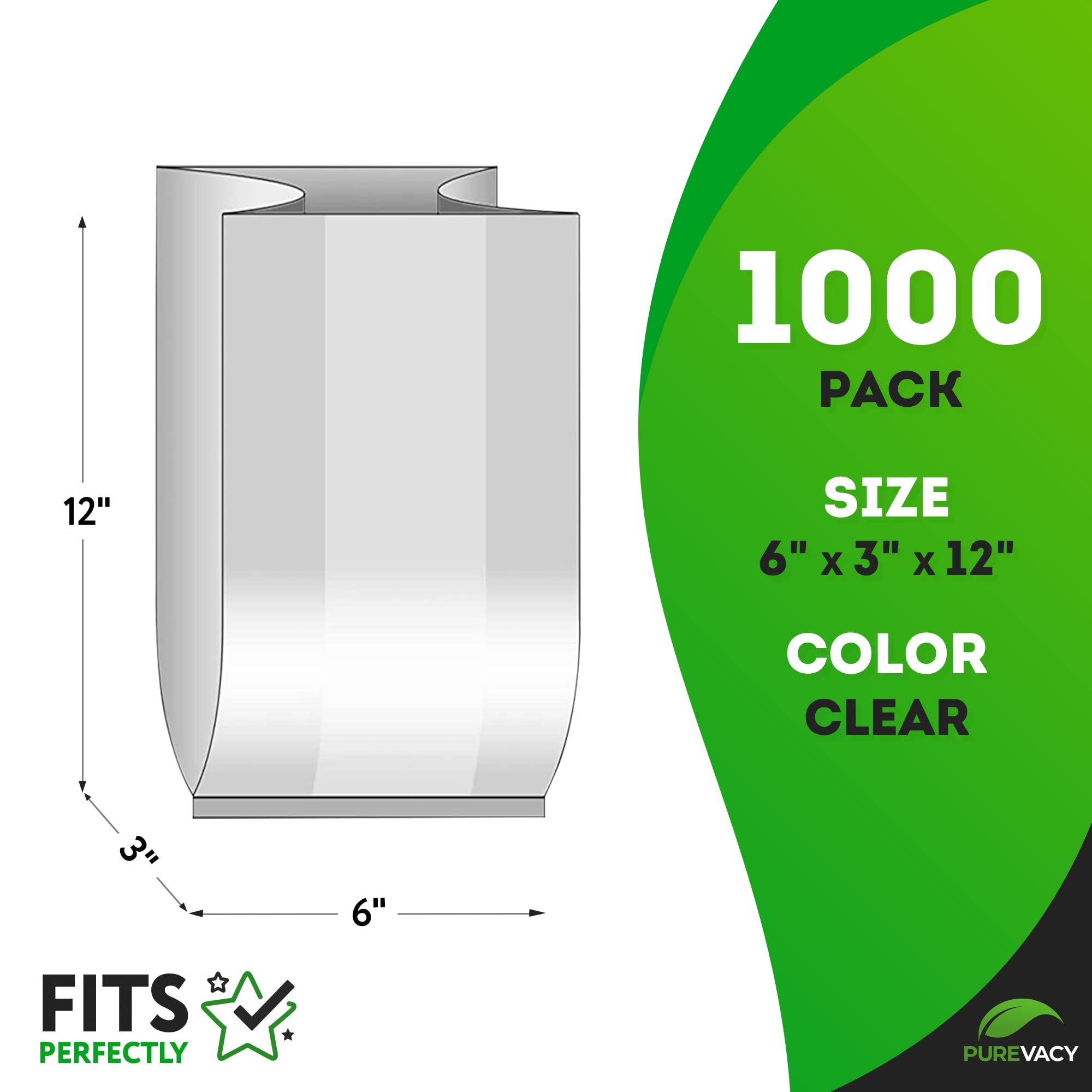1000 Pack Clear Plastic Bread Bags 4