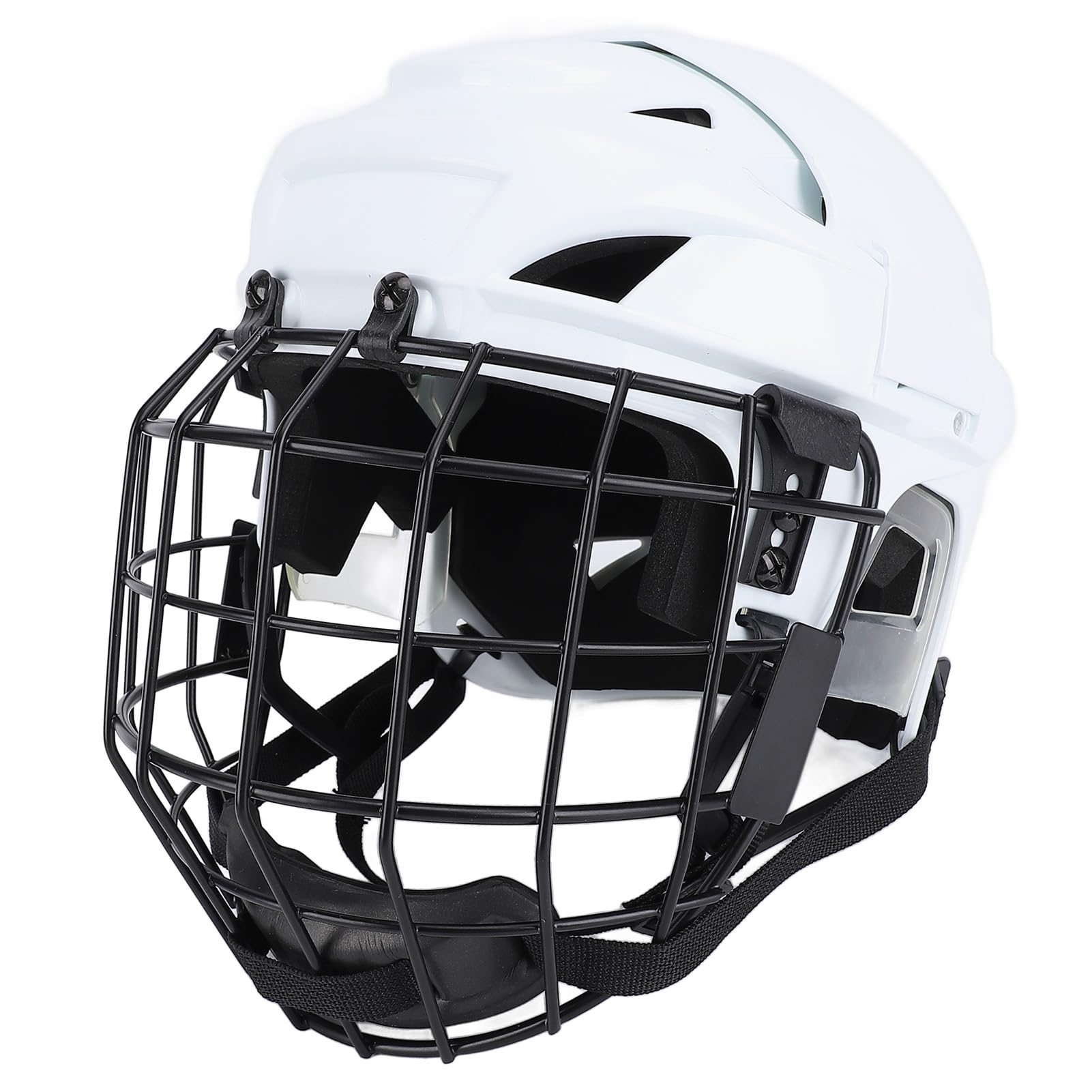 Youth Hockey Helmet Combo with Face Mask Cage - Comfortable Goalie Protective Gear for Ice & Roller Hockey - Perfect for Young Athletes | Game Day & Practice Safety Equipment