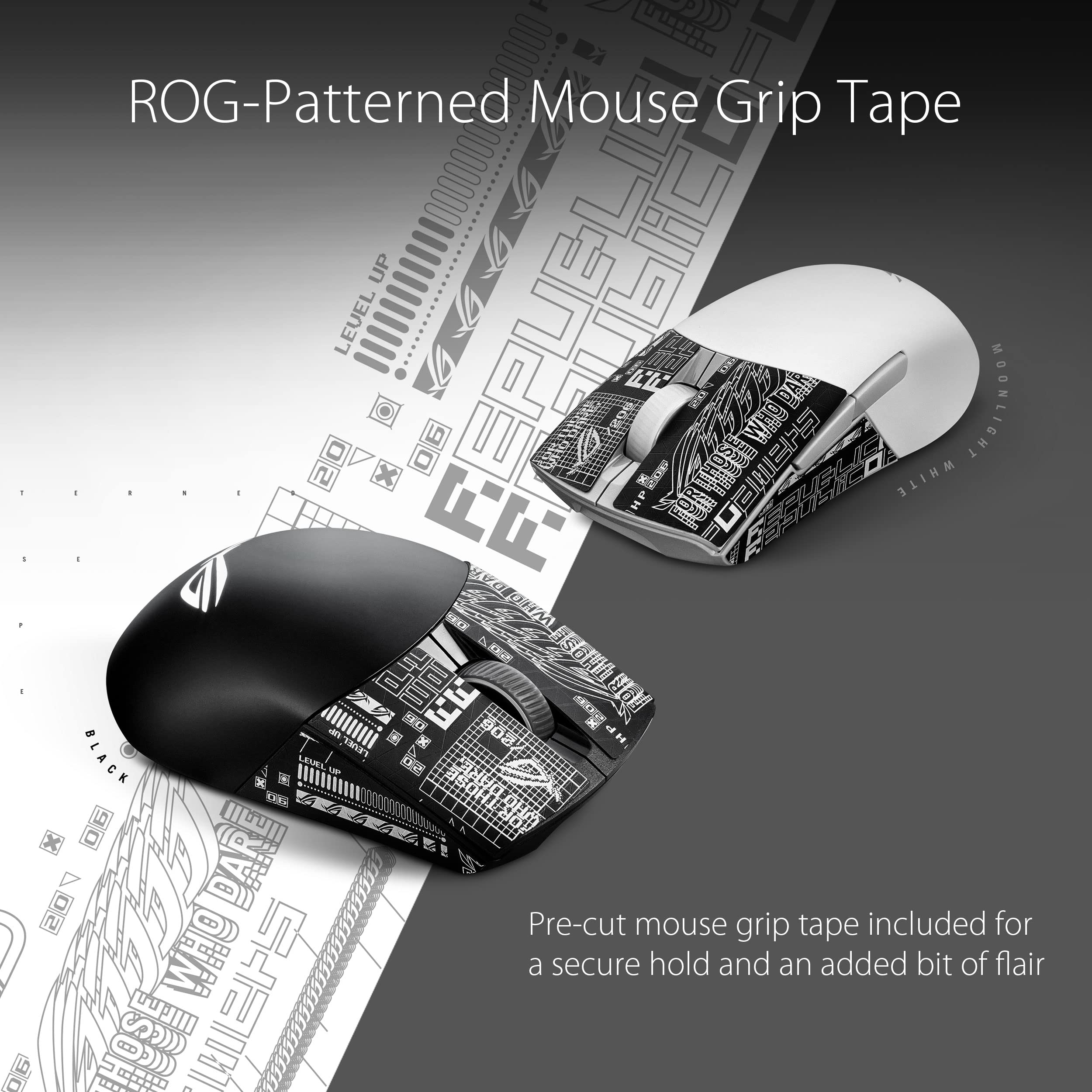 ASUS ROG Keris Wireless AimPoint White RGB Gaming Mouse - 36,000 DPI Optical Sensor, ROG Micro Switches, 2.4GHz RF & Bluetooth, 5 Programmable Buttons - Perfect for FPS, MOBA & Esports Gaming