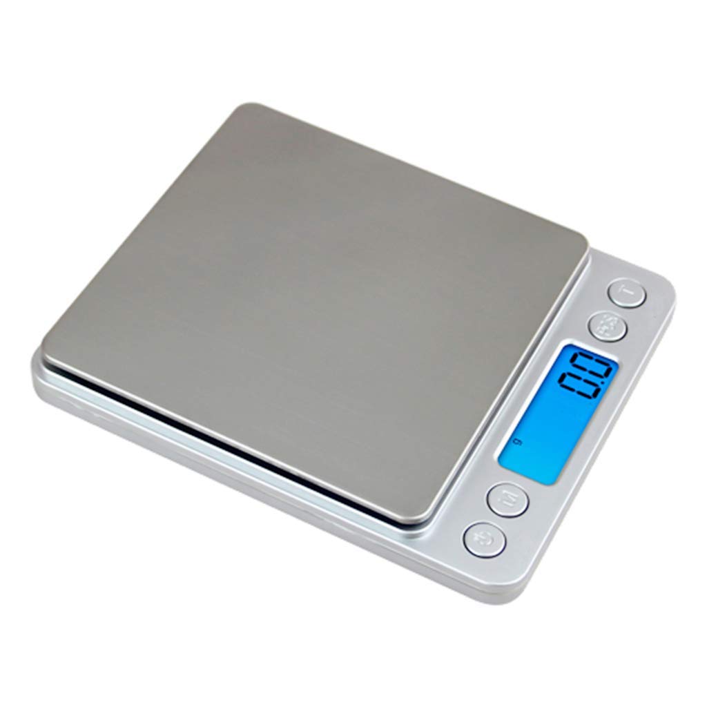 2000g Digital Kitchen Scale - Precise Food & Jewelry Weight Scale with LCD Display for Baking, Cooking, and Jewelry Making