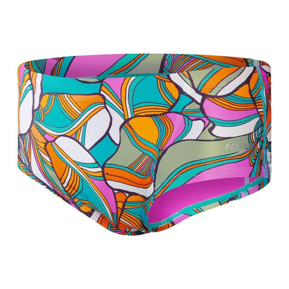 Speedo Men's Club Alv Digi Swim Boxers - Quick-Dry Comfort for Competitive Swimming & Beach Activities