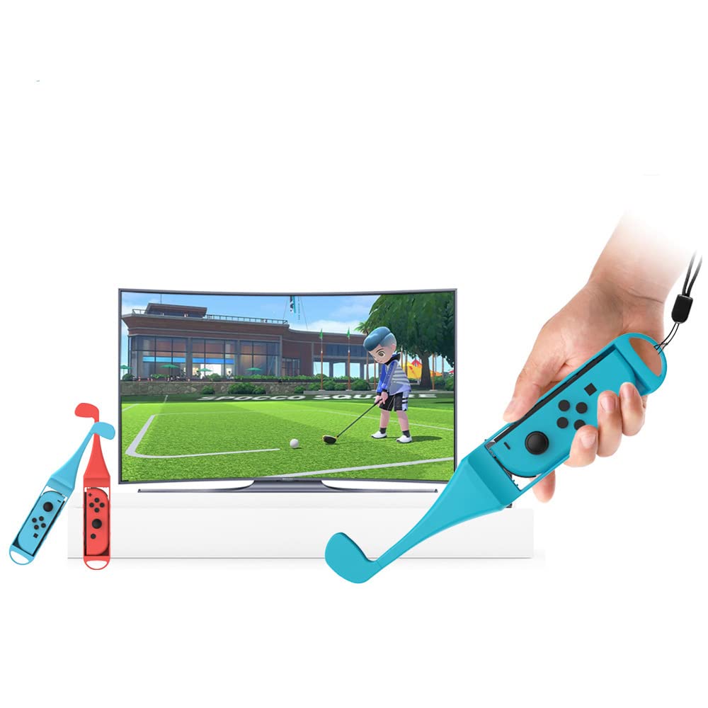 2023 Nintendo Switch Sports Accessories Bundle - 30-in-1 Family Game Kit for Switch & OLED (Tennis Racket, Baseball Bat, Gaming Gun, Paddles, Card Case, Boxing Wraps) | Perfect for Multiplayer Parties, Fitness Gaming & Family Entertainment