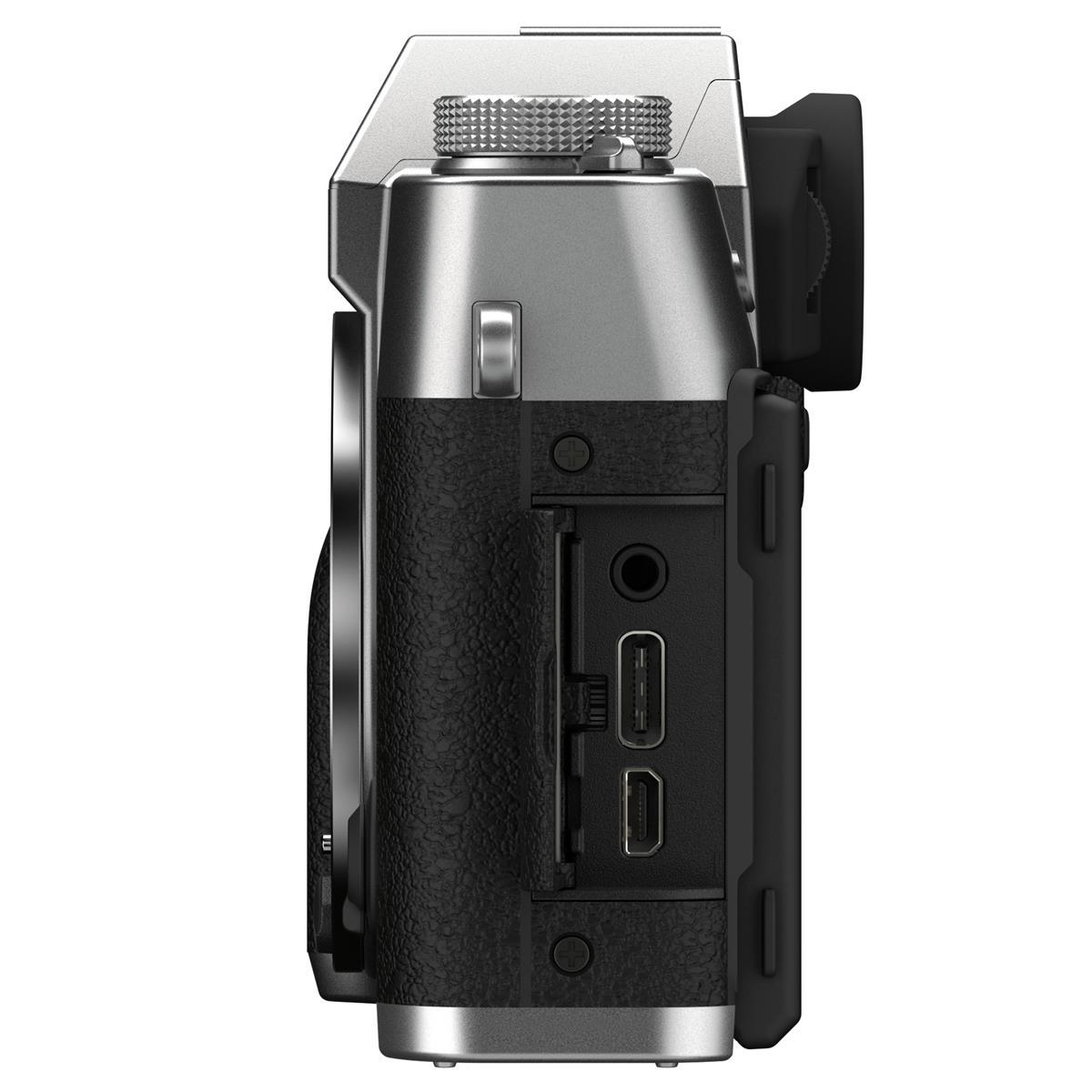 Fujifilm X-T30 II Mirrorless Digital Camera Body - Silver | Compact & Lightweight for Travel, Vlogging & Street Photography