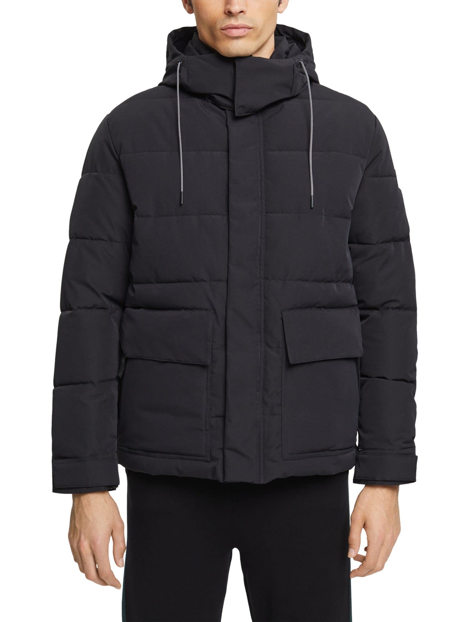 ESPRIT Men's Lightweight Waterproof Jacket - Windproof Outdoor Coat for Hiking, Travel & Daily Wear | Casual Slim Fit Spring Fall Jacket for Men