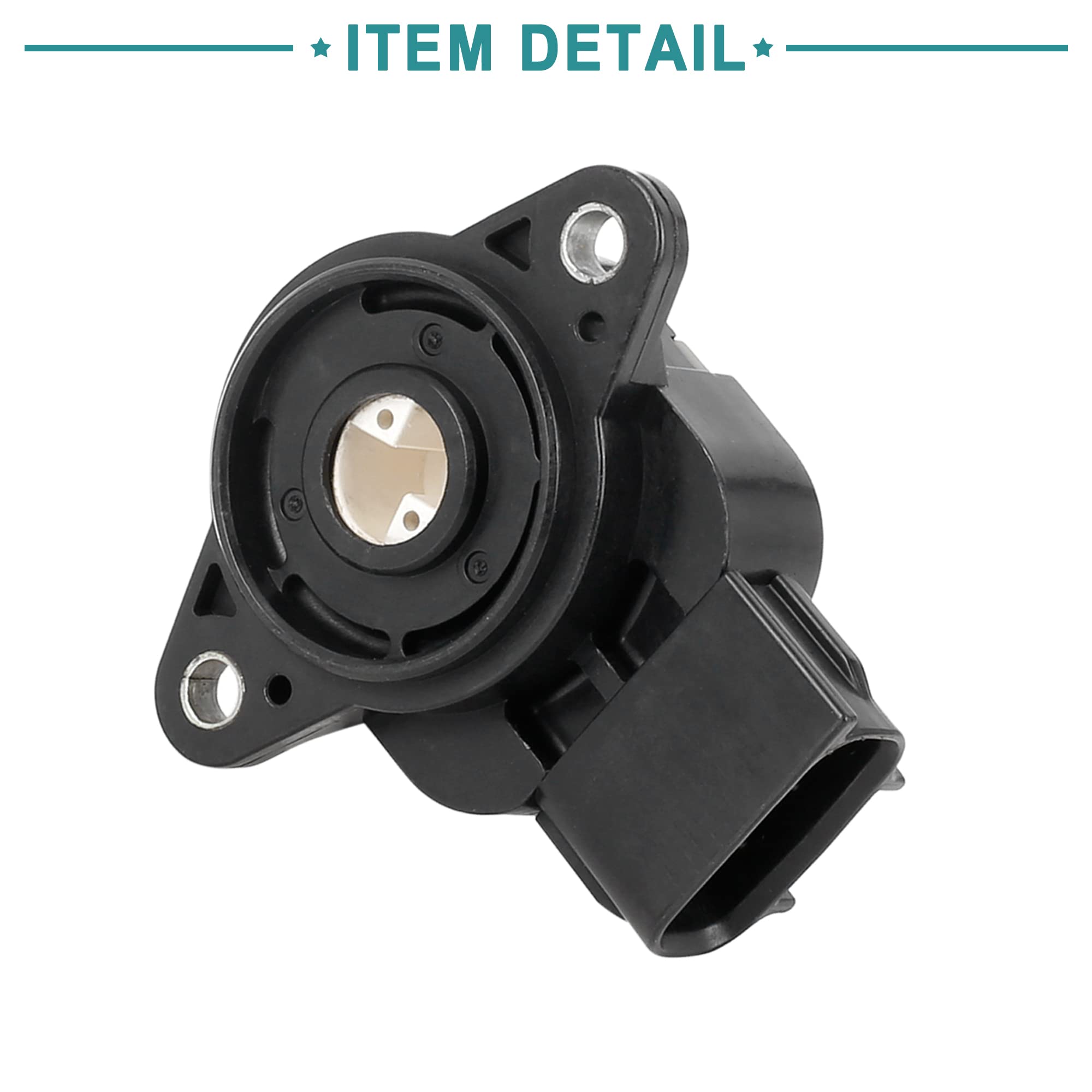 ACROPIX TPS Sensor Front Throttle Position Sensor Replacement for Toyota RAV4 2006-2018 - Black - Improve Engine Performance & Fuel Efficiency - Perfect for Off-Roading & Daily Commuting