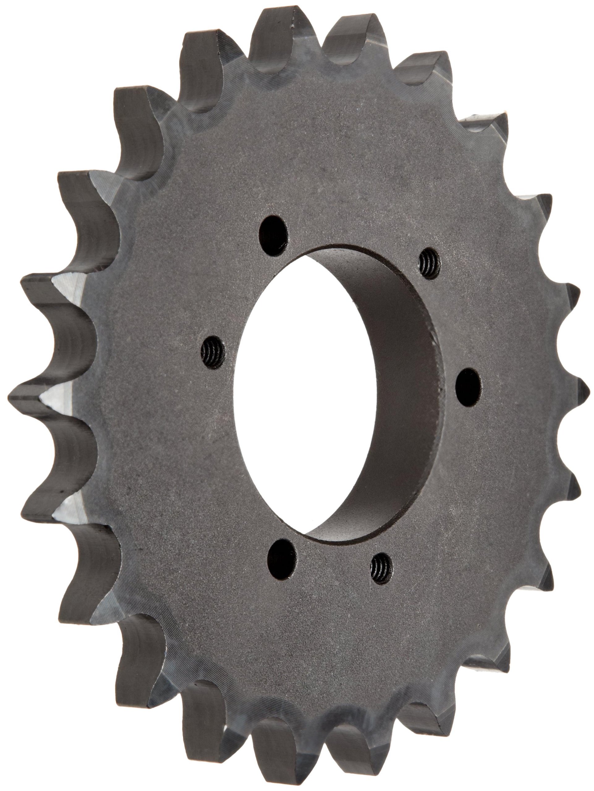 Martin Roller Chain Sprocket - Hardened Teeth, QD Bushed, Type B Hub, Single Strand, Size 60 Chain, 0.75