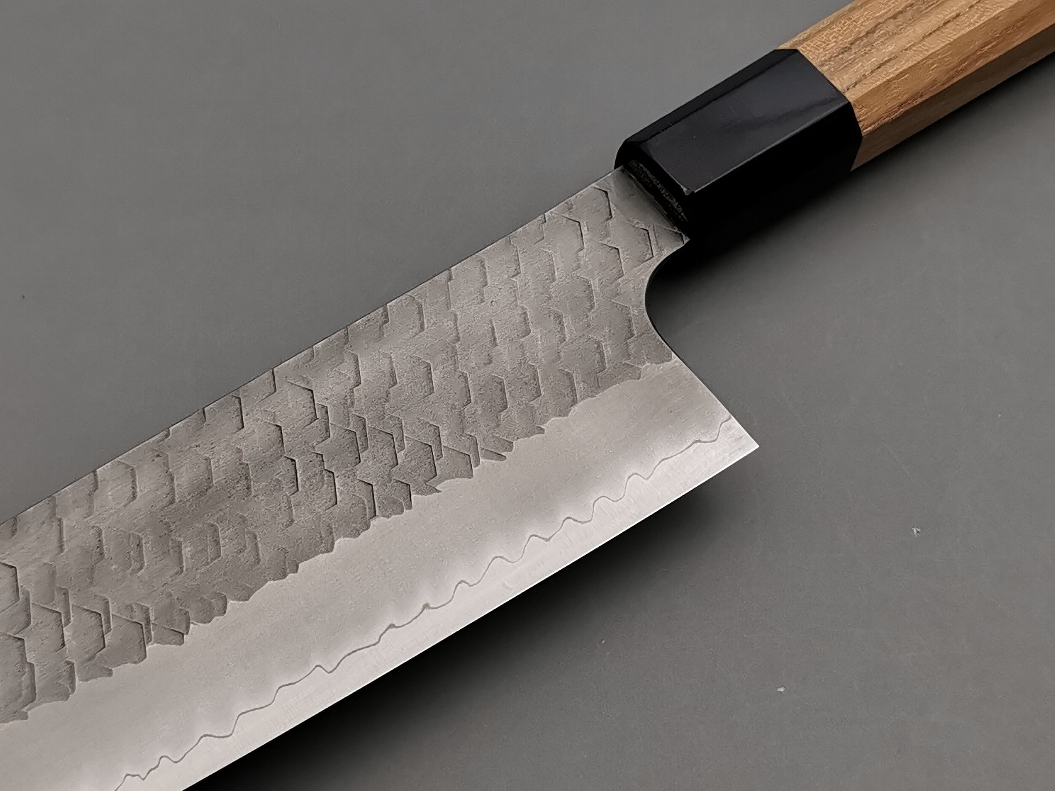Premium Nigara Hamono SG2 Tsuchime Nakiri Knife - Japanese Damascus Steel Vegetable Chopper for Professional Chefs & Home Cooking - Perfect for Slicing, Dicing & Precision Vegetable Prep