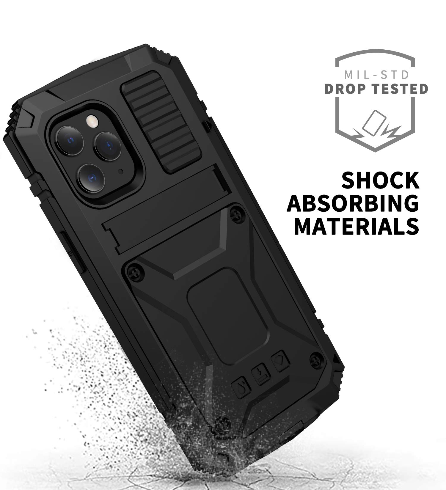 **Rugged Metal Case for iPhone 12 Pro Max (6.7