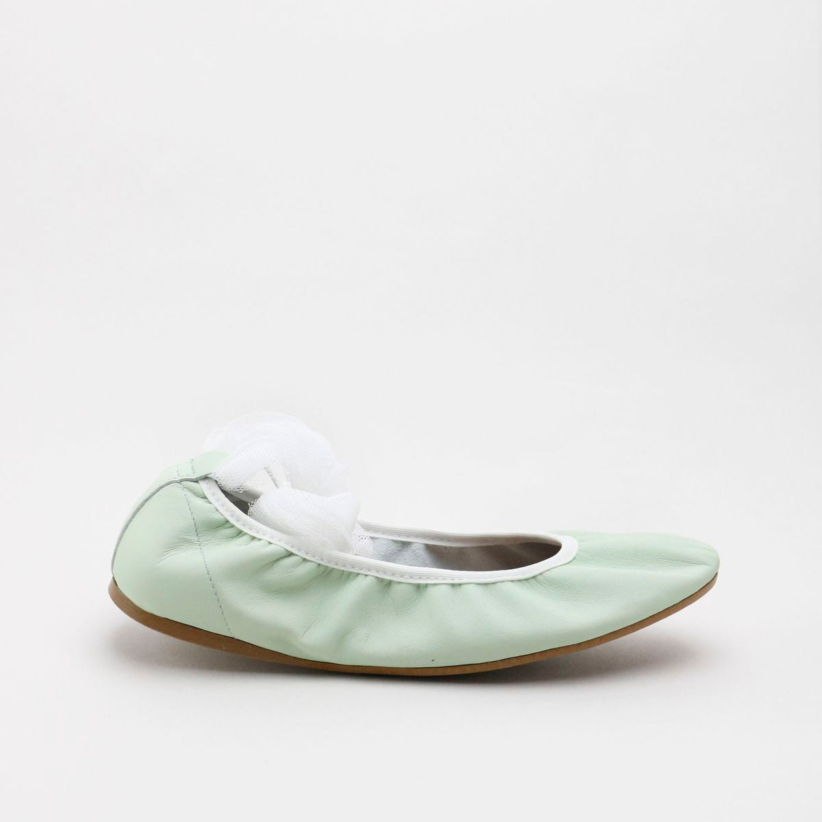 Papanatas Mint Lace Ballet Flats - Comfortable Women's Casual Shoes for Work, Wedding & Everyday Wear