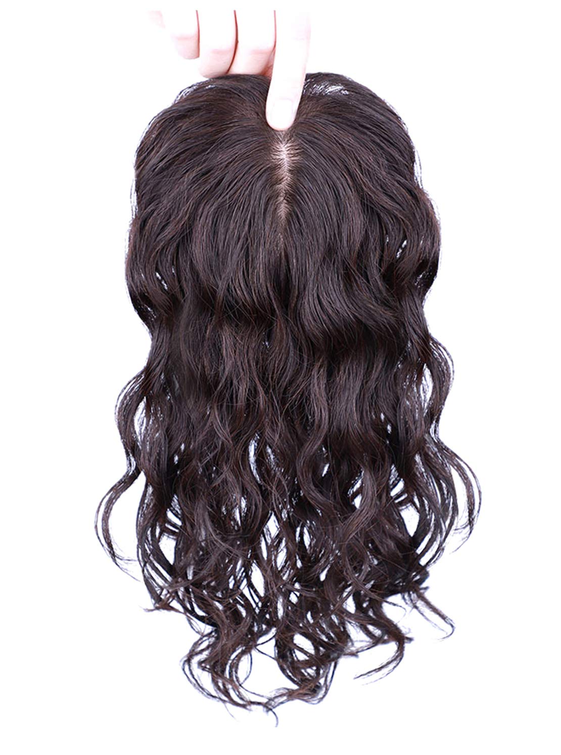 Curly Real Hair Toppers for Women - 3.6