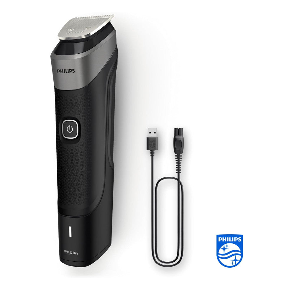 PHILIPS MG5910/28 All-in-One Trimmer & Multigroom Series 5000 for Men - 18-in-1 Beard, Hair & Body Grooming Kit with 8 Attachments - Perfect for Travel, Home & Professional Use