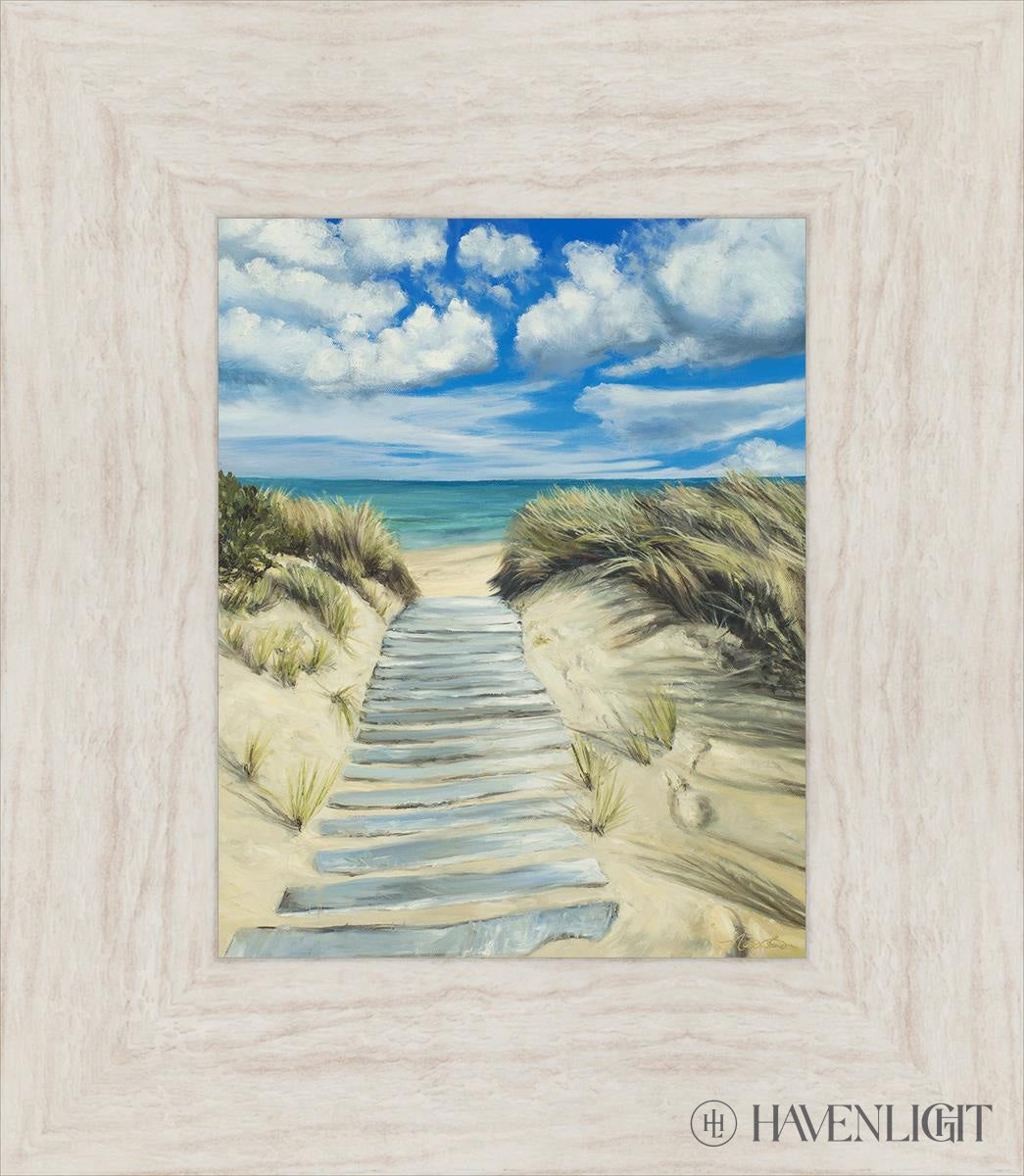 Seaside Decor - Handcrafted Broken Path Mosaic Art Piece for Home & Garden Wall Decor | Perfect for Beach House, Coastal Living Room, or Outdoor Patio