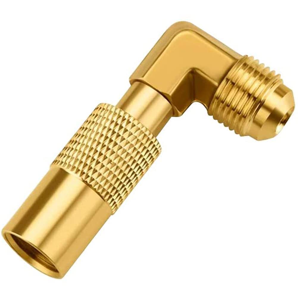 Joywayus 3/8 Inch Male Flare to 3/8 Inch Male Flare 90 Degree Elbow Adapter - Low Pressure Gas Fitting for Blackstone 17