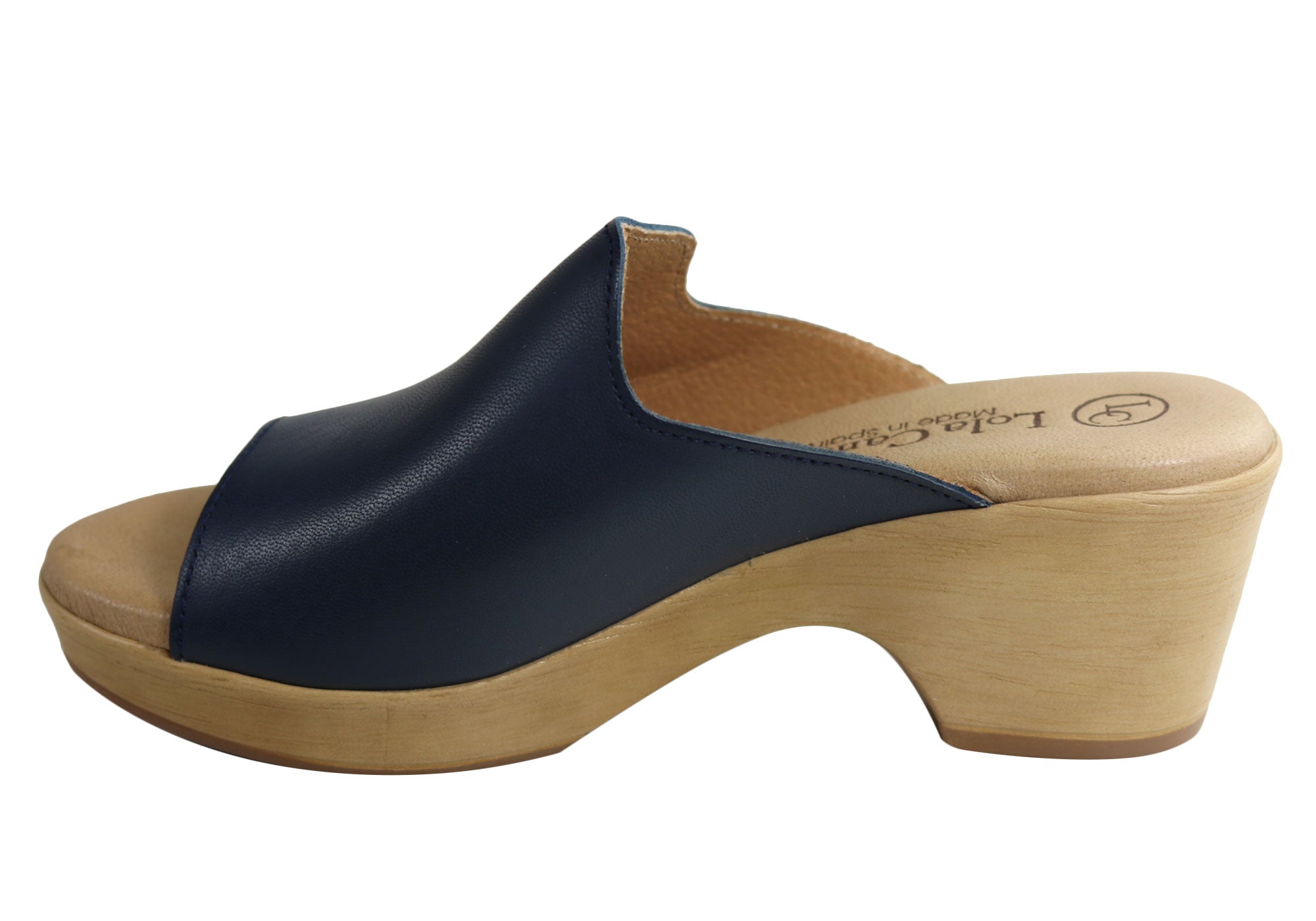 Lola Canales Trinity Women's Comfortable Leather Slide Sandals - Spanish Style Summer Casual Shoes for Beach, Vacation & Everyday Wear