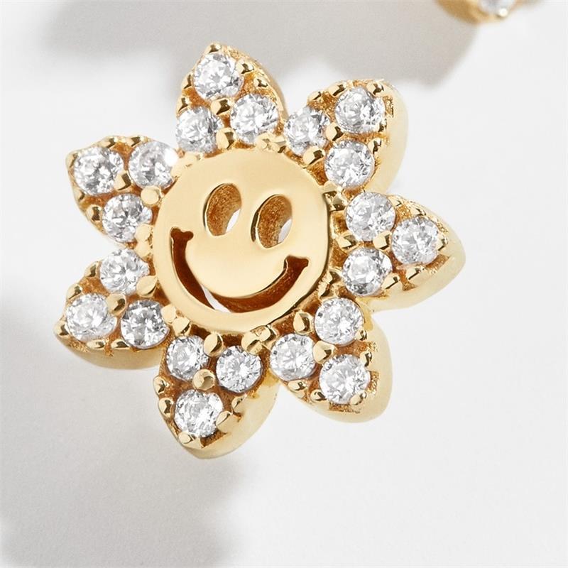 Gold + Clear CZ
