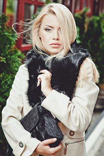 Luxury Fox Fur Evening Clutch Purse for Women - Elegant Handbag for Parties, Weddings & Special Occasions