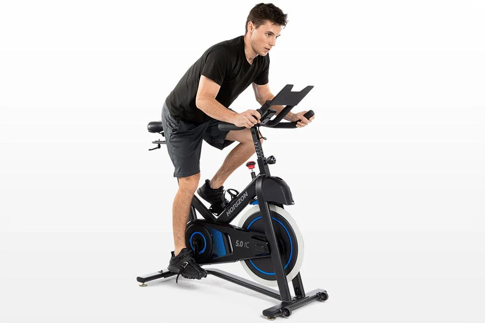 Horizon 5.0 IC Indoor Cycling Bike - Professional Home Exercise Bike for Cardio Workouts - Perfect for Home Gym, Spin Classes & Weight Loss Training