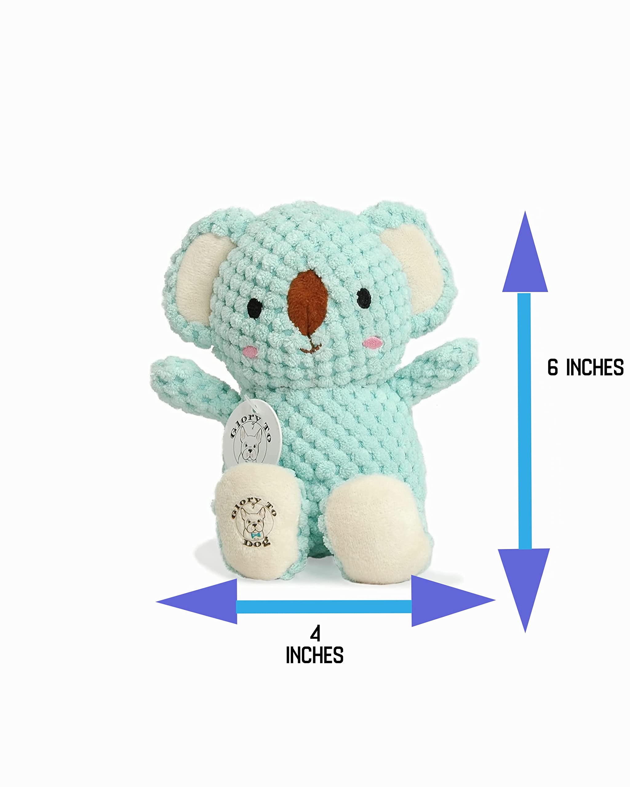 Kandi The Koala Small Plush Dog Toy - Soft Stuffed Animal for Kids, Cute Plushie Gift for Dog Lovers, Perfect for Cuddling & Playtime