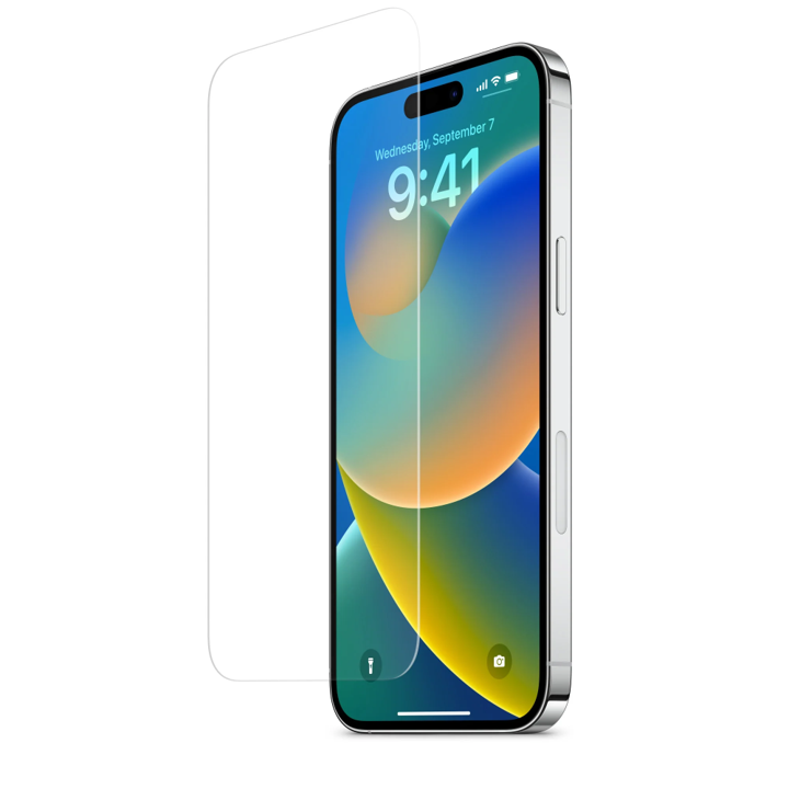 Belkin UltraGlass Screen Protector for iPhone 14 Pro - Tempered Glass with HD Clarity & Anti-Scratch Protection - Perfect for Everyday Use, Gaming & Outdoor Activities