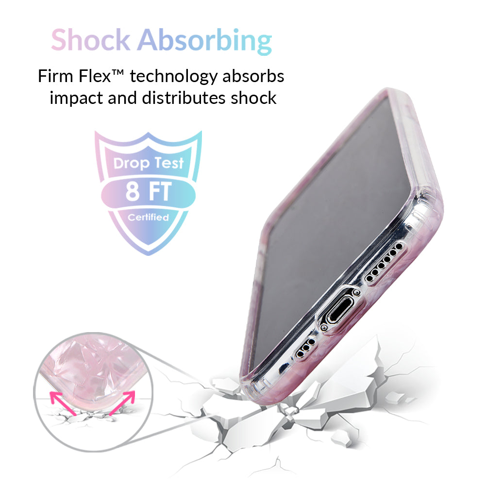 Rose Quartz iPhone Case - Elegant & Protective Phone Cover for iPhone 11/12/13/14/15 Pro Max - Perfect Gift for Women, Girls - Ideal for Everyday Use, Travel & Work