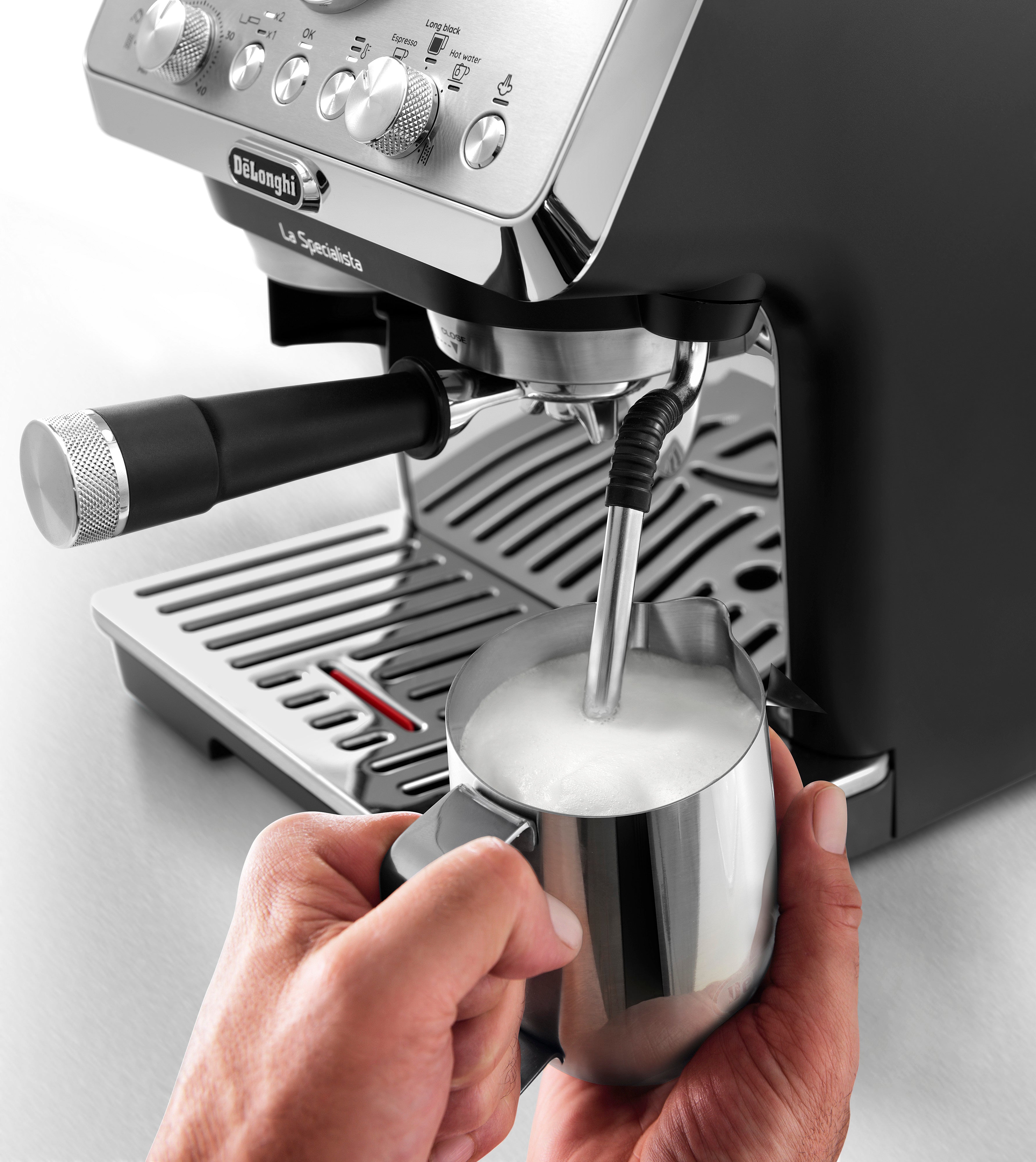 De'Longhi EC9155.MB La Specialista Arte Semi-Automatic Espresso Machine - Professional Barista Style Coffee Maker for Home & Office Use - Perfect for Cappuccino, Latte & Espresso Lovers