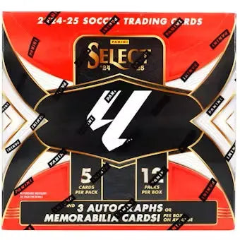 2024 Panini Select La Liga Soccer Hobby Box - 25 Cards Pack | Collectible Trading Cards for Soccer Fans & Investors | Perfect for Gifts, Trading, and Memorabilia Collections