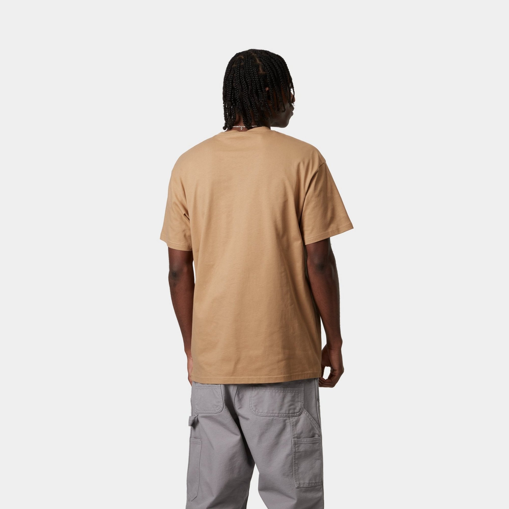 Chase T-Shirt for Men | Premium Cotton Dusty Hamilton Brown Tee - Casual Wear, Street Style, Everyday Comfort