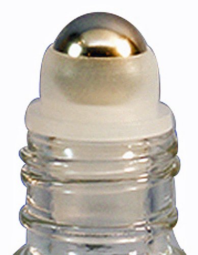 Perfume Roller Balls Bulk Set of 48 - Stainless Steel Replacement Roller Tops for 16mm Roll On Bottles | DIY Essential Oil & Perfume Refill Accessories | Travel Size, Home & Office Use