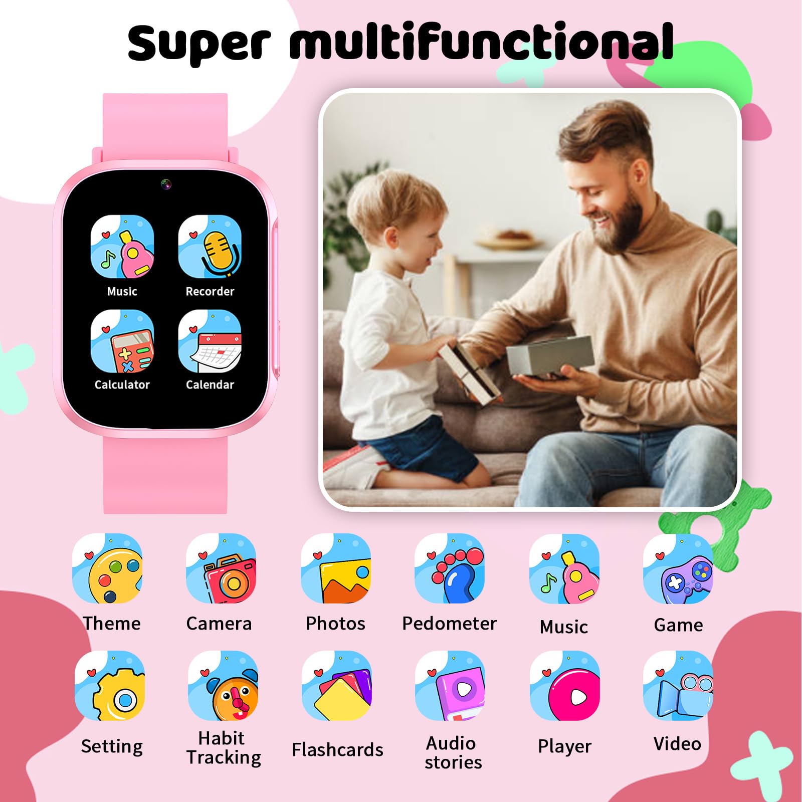 **Smart Watch for Kids Ages 4-10 - 1.4