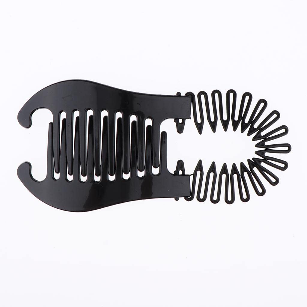 LOSA 3-Piece Hair Styling Clip Set - Bun Donut, Twist & Ponytail Maker Accessories (Black) - Perfect for Updos, Braids & Everyday Hairstyles