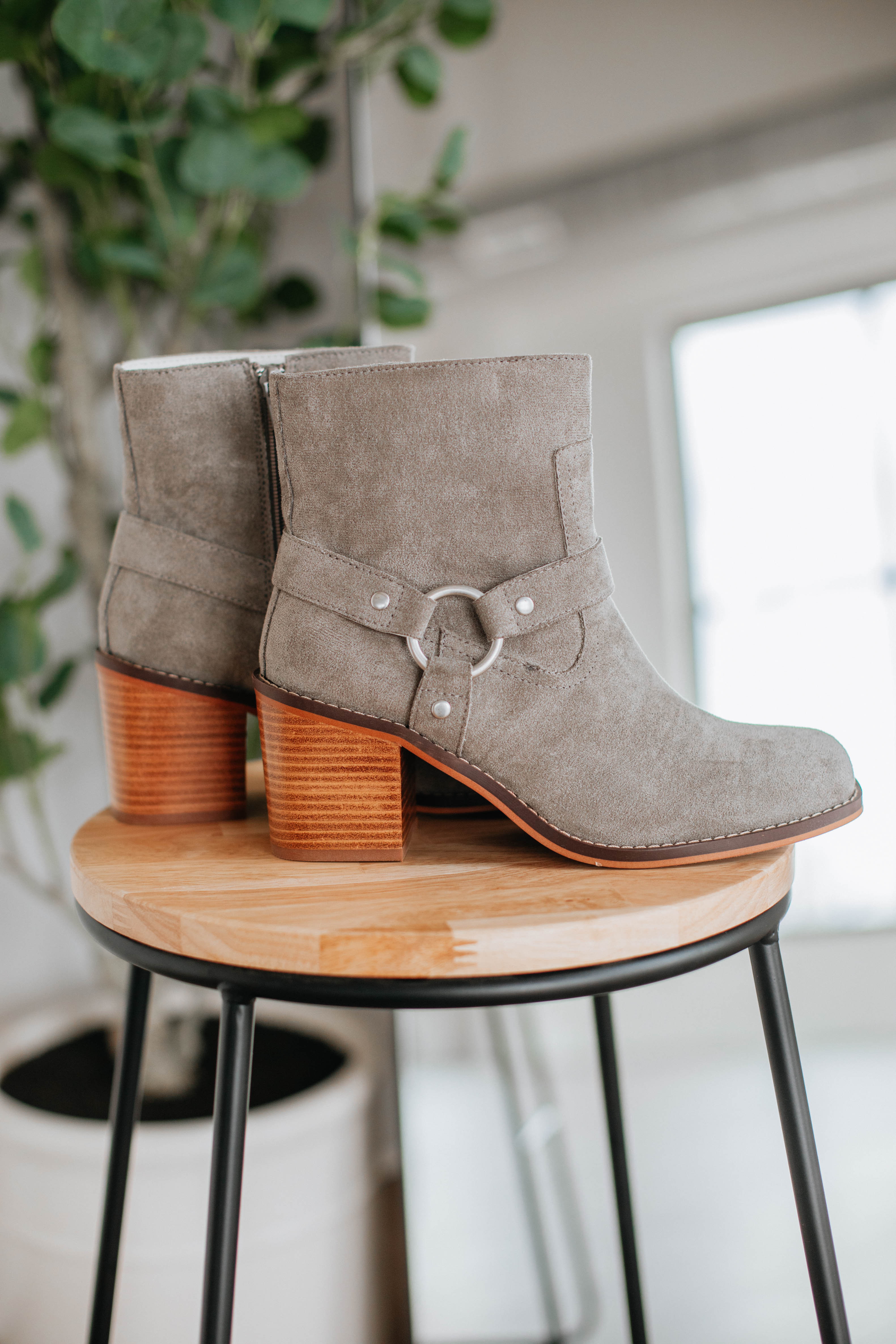Stay in My Lane Boots - Charcoal Waterproof Ankle Boots for Women | Fashionable & Comfortable for Walking, Hiking & Everyday Wear