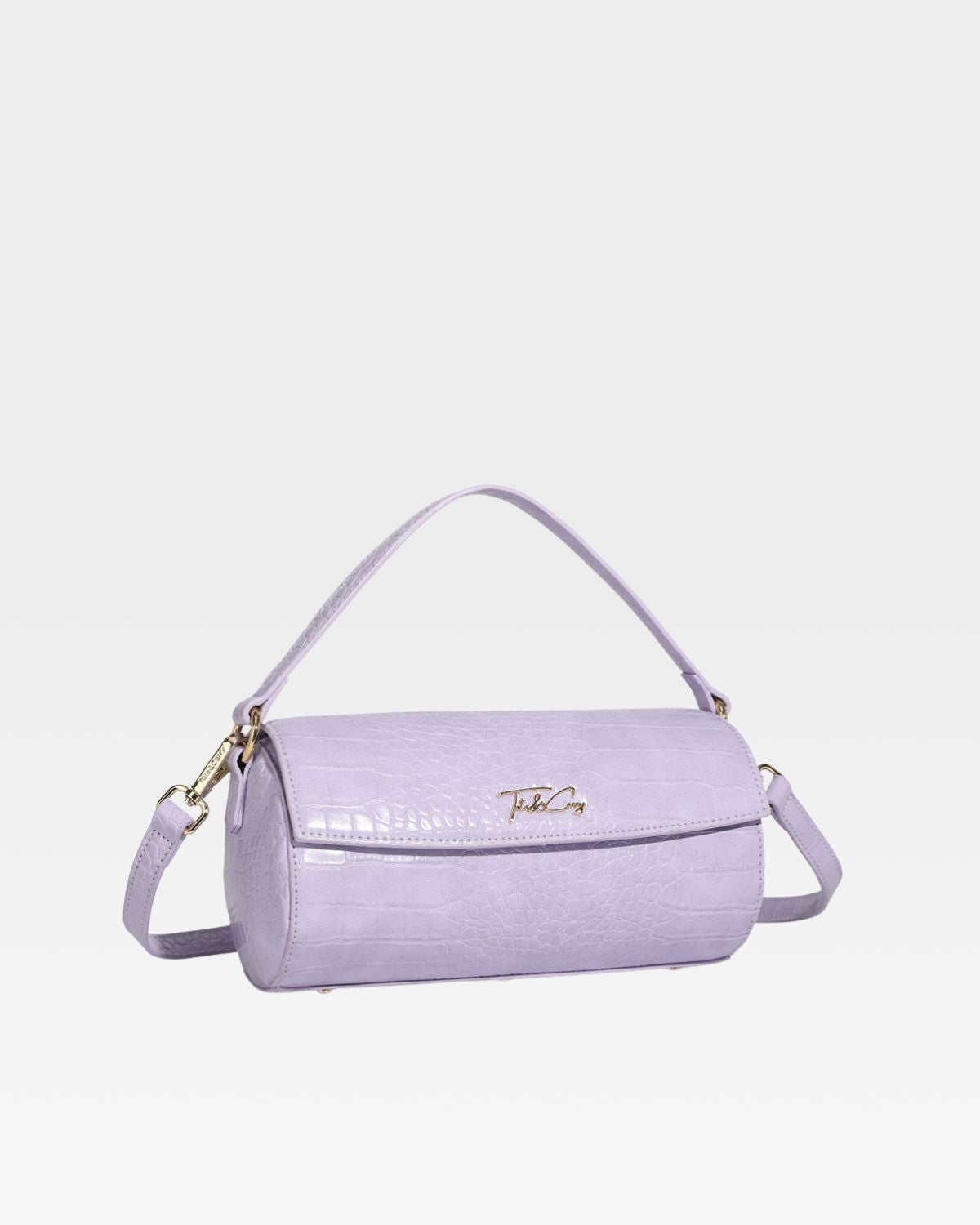 Lavender Purple Barrel Purse for Women - Stylish Crossbody Bag for Everyday Use, Travel & Shopping