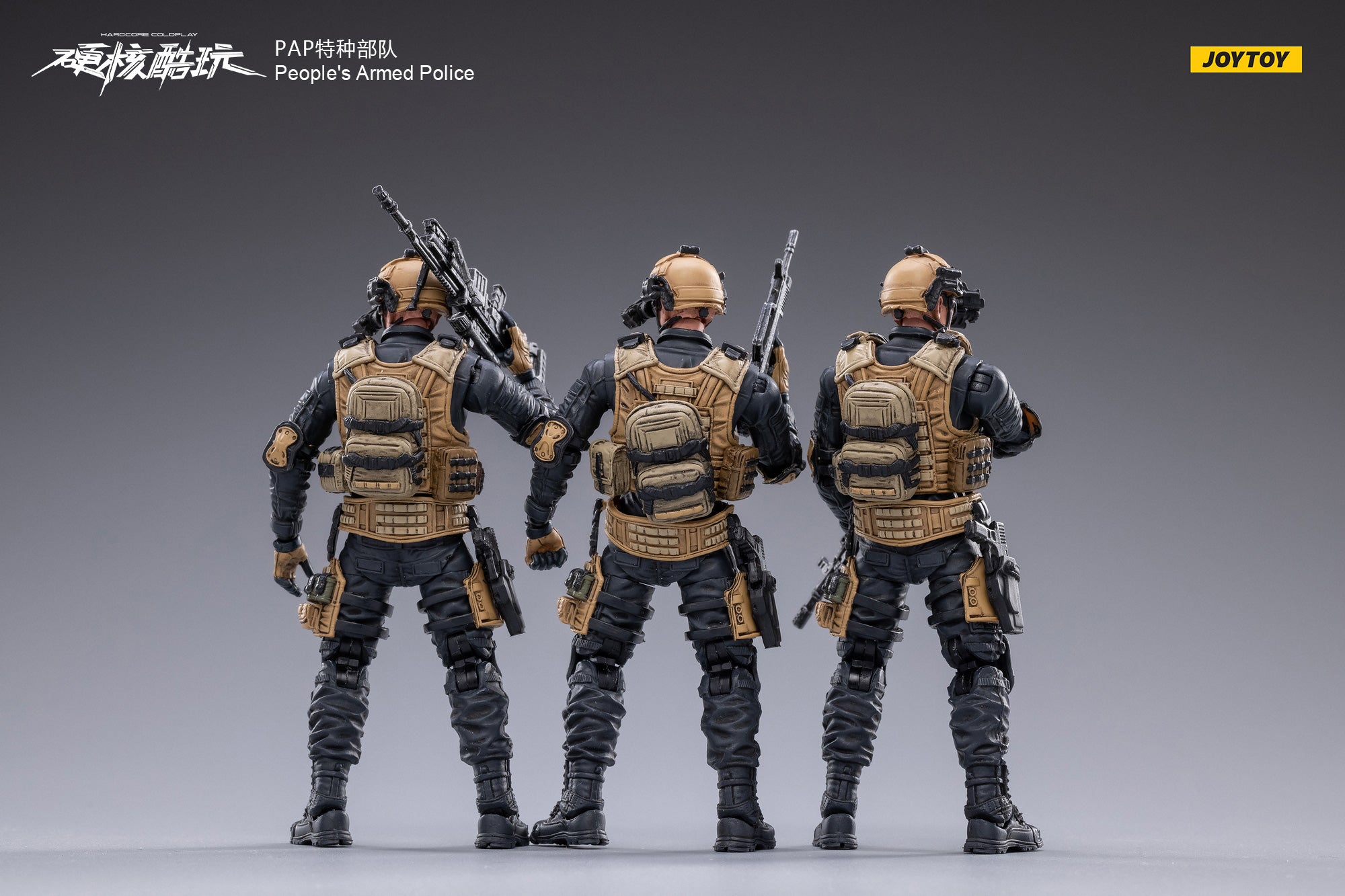 JOYTOY 1/18 Scale Military Action Figure Set - 3PCS PAP Special Forces Collectible Model for Display & Diorama | Perfect for Collectors, Wargaming & Gift Giving