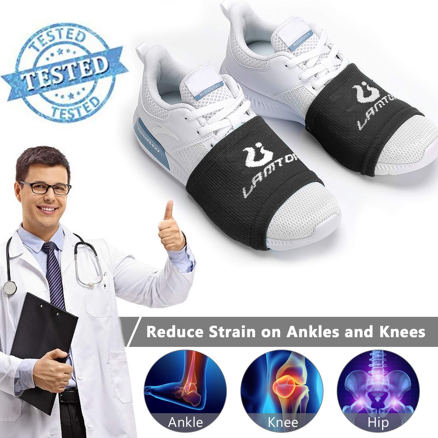 Non-Slip Dance Shoe Socks for Smooth Floors - Pivot & Turn Easily on Wood Floors - Knee Protection for Ballet, Jazz & Ballroom Dancing - Perfect for Dance Practice & Performances