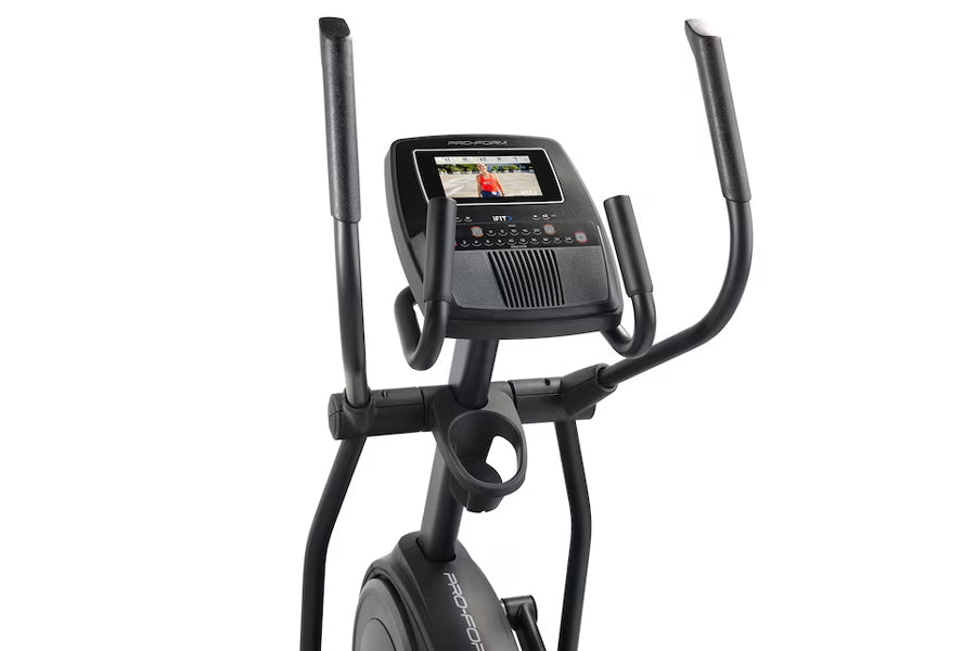 ProForm Plus Carbon E7 Elliptical Machine - Low-Impact Cardio Trainer for Home Gym Workouts | Perfect for Weight Loss & Full-Body Toning