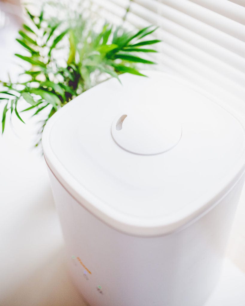 Top Fill Cool Mist Humidifier for Bedroom & Nursery - Quiet Ultrasonic Air Humidifier with Essential Oil Diffuser - Perfect for Dry Air Relief, Allergies & Better Sleep